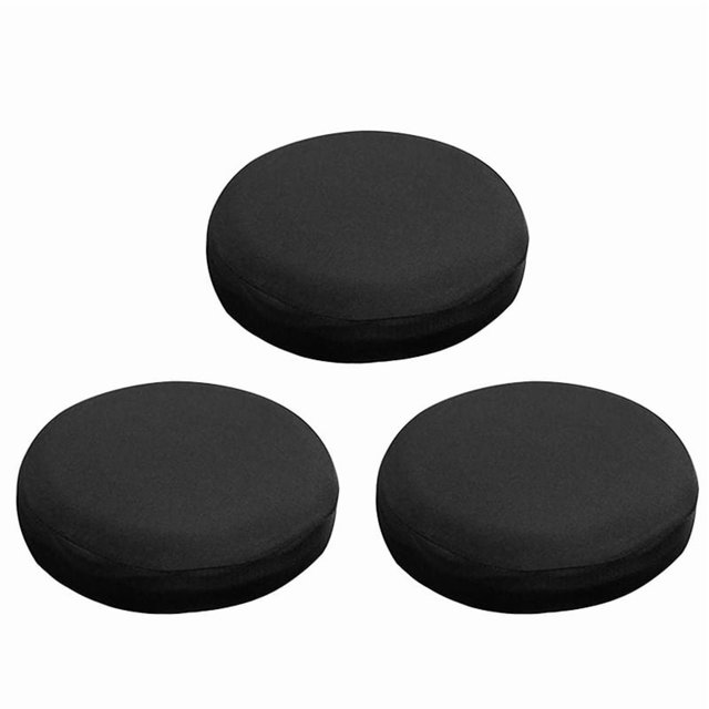 3 Pieza Redonda para Taburete de Bar Protector Elástico ExtraíBle de Silla para Oficina En Casa