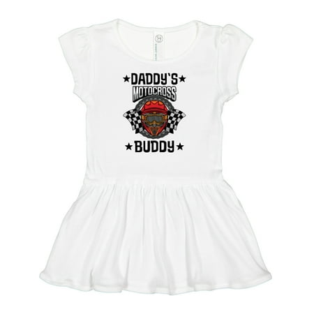 

Inktastic Daddys Motocross Buddy BMX Gift Baby Girl Dress