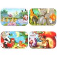 thumbnail image 1 of 4 Sets Kids Puzzle Toy Creative Funny Learning DIY Paper Puzzle Jigsaw Puzzle, 1 of 7