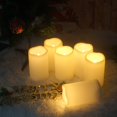 thumbnail image 2 of Lámpara LED tipo pilar CANDLE CHOICE, control remoto impermeable, 7,5 x 13 cm, 6 unidades, 2 of 6