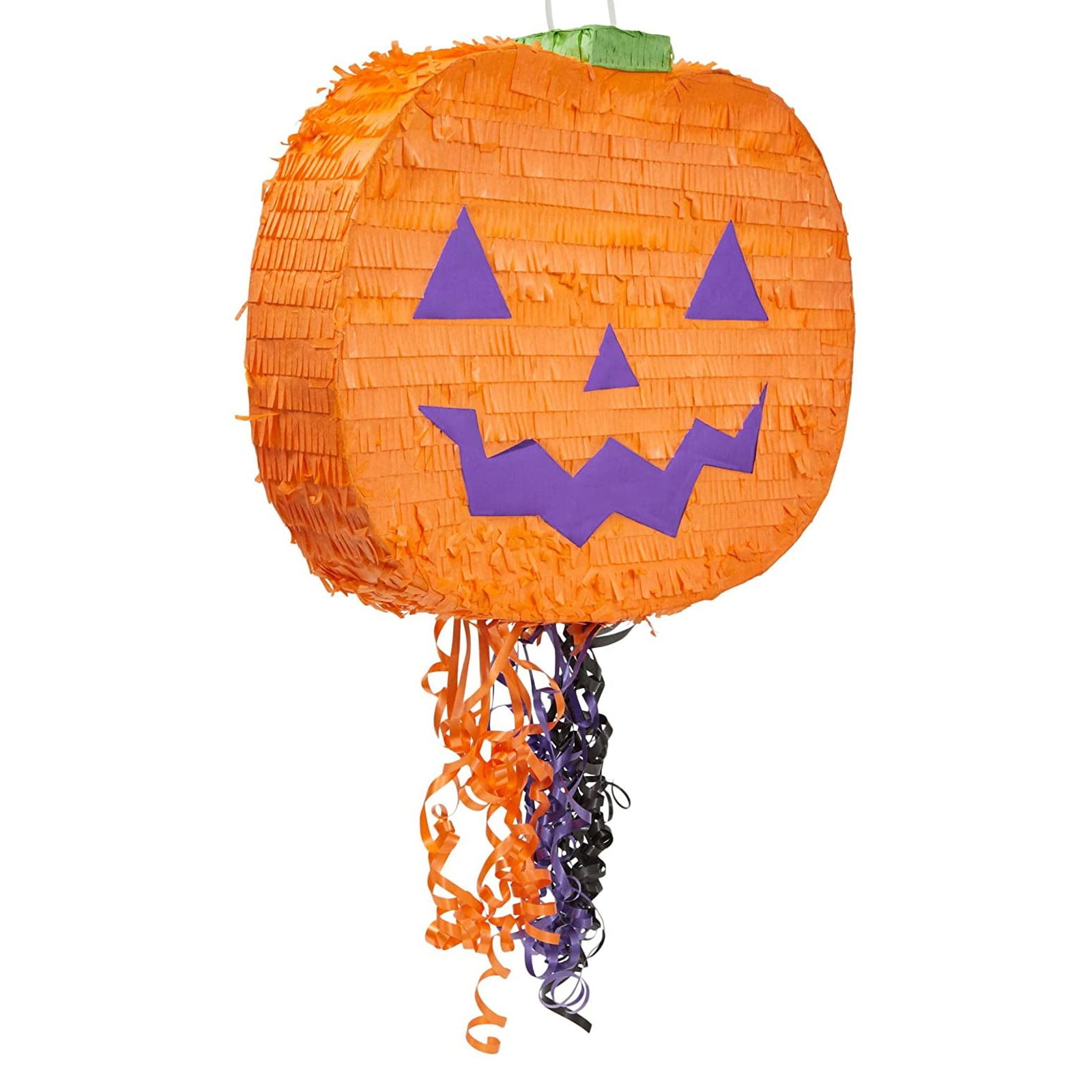 Small Pull String Pumpkin-Shaped Pinata for Halloween Party, with Pull  Strings 17 x 13 x 3 in - Walmart.com
