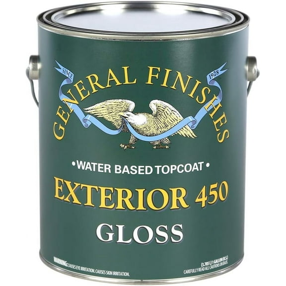General Finishes Exterior 450 Top Coat - Gloss - Gallon