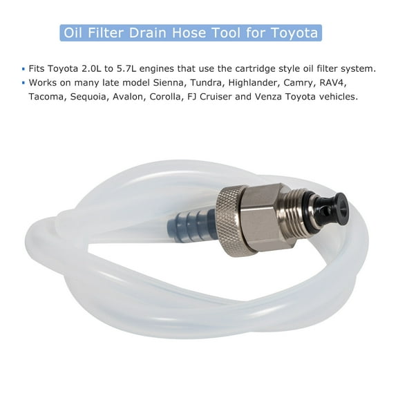 Fit For Lexus Toyota Scion,2.0L-5.7L Engines Drain Cartridge Style Oil Filter