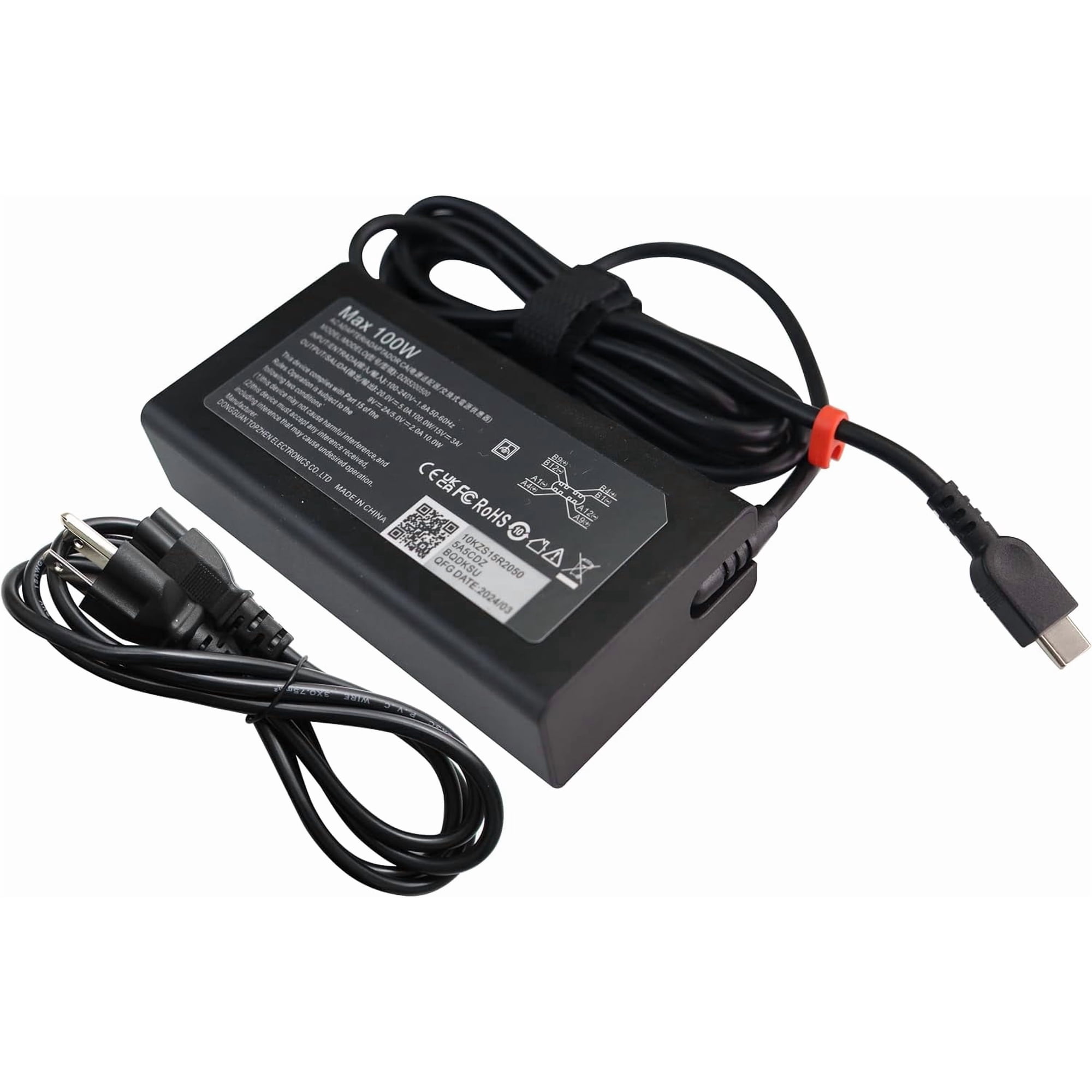 100W USB-C Laptop Charger Fit for HP OmniBook X Next Gen AI 17-dd0057nr 7t-dd000, OmniBook 7 16-az0097nr 17t-dc000 16-ay0087nr 17-dc0097nr, EliteBook 8 G1i 16 Type C Power Supply Adapter Cord