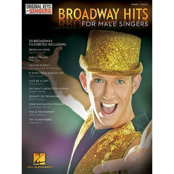 Original Keys for Singers: Broadway Hits for Male Singers (Paperback)
