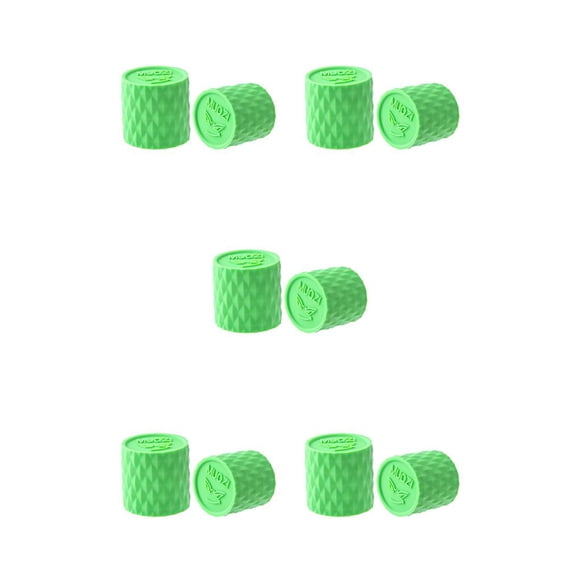 Wosthever 1 par de tapones para manillar, tapones para barras resistentes al desgaste, pieza de bicicleta para decoración verde Verde 5piezas