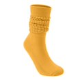 thumbnail image 5 of JJHGVB Women Slouch Socks Knit Mid Calf Rib Tube Scrunchy Slouchy Crew Socks Warm Long Socks Suitable for Daily Wear with Leather Shoes and Comfortable Yellow One Size, 5 of 5