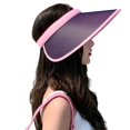 thumbnail image 1 of Summer Sun Visor Adjustable Breathable Large Beach Visor Hat Sun Protection Hat, 1 of 10