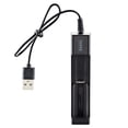 thumbnail image 2 of Ourlova Usb Smart Single Slot Charger 18650 Lithium Charger Small Fan Flashlight Battery Charging Adapter With Indicator Light, 2 of 8