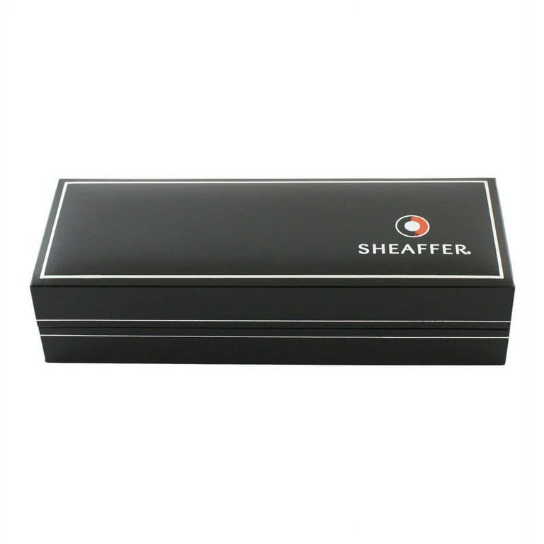 Sheaffer 300 Fountain Pen - Glossy Black w/Gold Trim - Medium