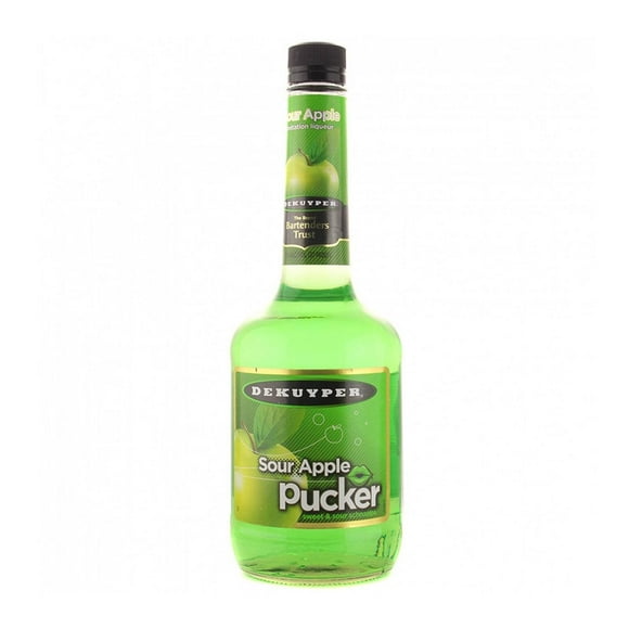 Pack de 4 Licor Dekuyper Sour Apple 750 ml