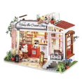 thumbnail image 1 of Mini casas de bricolaje, Kits de construcción en miniatura, cafetería, casa de muñecas con muebles, juguete para niñas, regalo de cumpleaños, 1 of 4