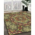 thumbnail image 2 of Ahgly Company Indoor Rectangle Patterned Metallic Gold Area Rugs, 2' x 5', 2 of 6