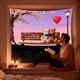 thumbnail image 5 of Eoozwa 1 Packs Valentines Tapestry Heart Decor Wall Hanging Soft Polyester Fabric Large 71x45 Inches for Bedroom Living Room Dorm Wall Decorations Festival Home Decor, 5 of 6