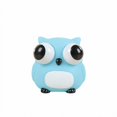 thumbnail image 3 of Blue Owl Squishy Squeeze Toy with Pop-Out Eyes, 1 Piece, Blue, for Relaxation, Sensory Toy, 3 of 3
