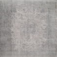 thumbnail image 1 of Ahgly Company Machine Washable Indoor Square Contemporary Gunmetal Gray Area Rugs, 8' Square, 1 of 7