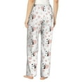 thumbnail image 3 of Xecao Heart Panda Women's Straight Lounge Pajama Pants: The Epitome of Relaxed Sleepwear, 3 of 9