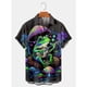 thumbnail image 2 of Camisa hawaiana divertida para hombre, estampado 3D de rana, blusa hawaiana de verano para playa, blusa informal de manga corta con solapa, ropa de calle para hombre, 2 of 4