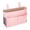 Pink, variant on Hanging Linen Bedside Caddy Organizer, Large Capacity Bedside Storage with Pockets for Dorm, Hospital Bed & Home Bedroom Use(Black,Regular)
