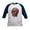 Navy/White, variant on CafePress - Vibrant Psychedelic Skull Kids Baseball T Shirt - Kids Cotton Baseball Jersey, 3/4 Sleeve Shirt