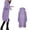 Purple, variant on Smsaxvxz Women's Zip Up Hoodies Fall Fashion Solid Long Sleeve Sweatshirts Oversized Winter Cardigan Jacket Coat with Pocket Wine S