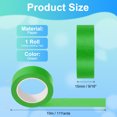thumbnail image 2 of Uxcell Colored Masking Tape 9/16" x 11 Yards Color Code Labeling Tape Green, 2 of 6