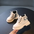 thumbnail image 5 of Kids' $10 Under Girls/Boys Glitter Ankle Boots, Lace Up Waterproof Shoes With Side Zipper for Toddler/Little Kid/Big Kid Save Big, 5 of 5
