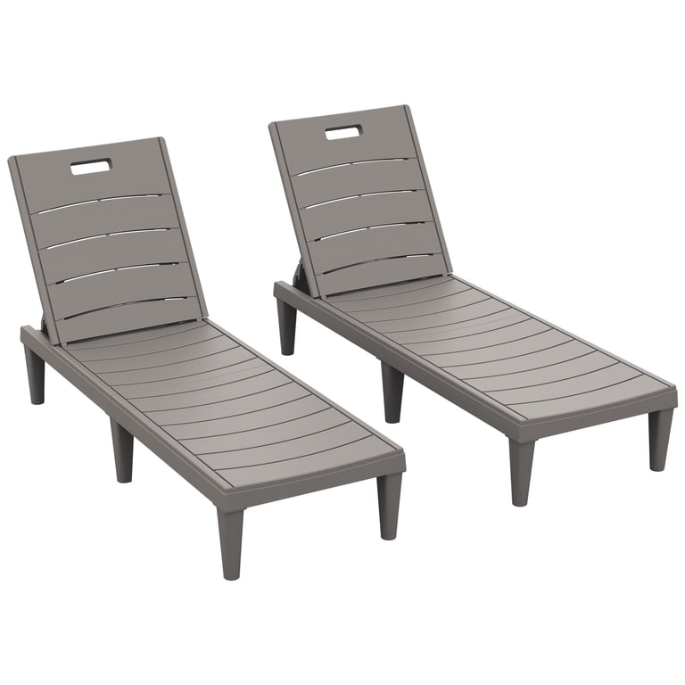 Homall Outdoor Chaise Lounges, 5-Position Waterproof Set of 2 photo 7
