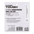 thumbnail image 3 of Hyper Tough 6 Piece Countersink Bit Set, 3 of 12