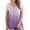 Purple, variant on DailyTrove Women's Ombre V-Neck Short Sleeve T-Shirt - Gradient Casual Top, Soft for Daily Wear & Layering