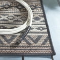 thumbnail image 3 of Safavieh Havana Finn Geometric Indoor/Outdoor Area Rug, Brown/Black, 9' x 12', 3 of 8