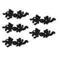 thumbnail image 4 of Botón de Rana de Nudo Chino Sunnimix 5 Pares de Peces Dorados para Hanfu Hangbag DIY Negro, 4 of 8