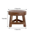thumbnail image 4 of Kenally Taburetes bajos de maciza, silla con soporte para plantas de forma redonda, de té, cambio de zapatos, taburete, Type2 NO2, 4 of 6