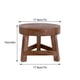 thumbnail image 3 of Speravity Taburetes bajos de madera, banco pequeño, soporte para plantas, soporte para maceta de interior y exterior, estante moderno para Type2 NO2, 3 of 6