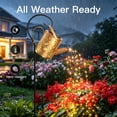thumbnail image 2 of Ollny Watering Can Light Retro Metal Solar Garden Landscape Light, IP65 Waterproof Outdoor Patio Yard Pathway Decor, 2 of 9