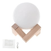 HGYCPP 3D Magical LED Luna Night Light Moon Lamp Desk USB Charging Touch Control Home Decor
