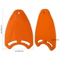thumbnail image 4 of 4X Tabla de Natación Naranja EVA Tabla de Flotación Trasera Placa de Ayuda de Entrenamiento Segura de Surf para Niños Adultos Accesorios de Piscina, 4 of 6