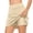 *Beige, variant on ClodeEU Women's Mid Rise Solid Color Skort,Casual Athletic Layering Shorts Beige,Womens Plus S