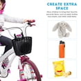 thumbnail image 5 of Cesta de cesta de plástico para niños de 1 por ciento Cesta de almacenamiento de bicicleta desmontable para bicicleta para niños (negro), 5 of 5