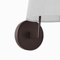 thumbnail image 4 of Sconce Wall Lamp Light Fixture, Black Bronze, Fabric, Living Kitchen Cafe Bistro Hospitality Restaurant, Modern Contemporary HB33874, 4 of 9