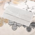 thumbnail image 4 of Crystal Glass Mesh,24*40cm Rhinestones Mesh Shiny Rhinestones Ribbon Roll Diamond Mesh Roll Future-Proof Design, 4 of 9