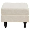 thumbnail image 2 of Empress Upholstered Fabric Ottoman, 2 of 3