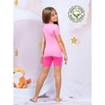 thumbnail image 3 of Prestigez Ensemble de Pyjama de Nuit 4 Pcs en Coton Biologique Ajusté pour Filles, 3 of 6