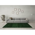 thumbnail image 3 of Ahgly Company Indoor Round Persian Emerald Green Traditional Area Rugs, 6' Round, 3 of 4
