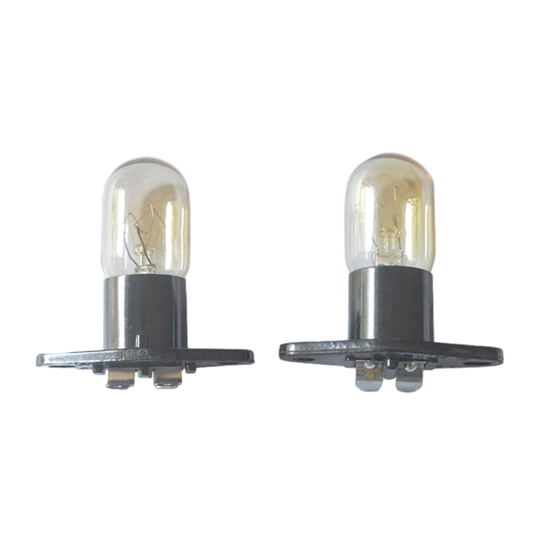 CHENJIN 15W E17 Base Incandescent Oven/Microwave Light Bulb – T7 Tubular, 2700K Soft White, Dimmable, 90 Lumens – For Sewing Machine, Lava Lamp, Night Light (2-Pack)