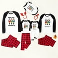 thumbnail image 5 of Nutcracker Christmas Pajamas with Red Plaid Pants and Black Sleeve Tops for the Whole Family, 5 of 7