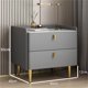 thumbnail image 1 of Mesita de noche de lujo, gabinete de madera maciza, almacenamiento sin instalación, cajón Simple, muebles económicos para apartamento, organizador de armarios, 1 of 4