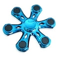 thumbnail image 2 of EDC 6 spoke Fidget Spinner, Stainless Steel Bearing, 3-5Min Spin time, Improves attention, behavior, emotions, memory, organizational skills, Reduces stress &amp; anxiety. Fast Delivery in 3-7 days, 2 of 7