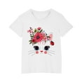 thumbnail image 4 of JoyHoop Girls Crewneck Short Sleeve Graphic Tees Animal Print Shirts Cute Summer Outfits 3-9 Years, 4 of 4