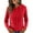 96#Red, variant on Women's Hooded Cardigan Sweater Long Sleeve Button Front Knit Casual Open Front Cardigans with Drawstring Green S